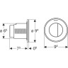Кнопка смыва для унитаза GEBERIT TYPE 10 116.057.KN.1