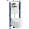 Комплект GEBERIT DUOFIX 458.125.21.1 UP100 с подвесным унитазом ICON RIMFREE 204060000 с сиденьем микролифт 574130000 458.125.21.114