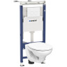 Комплект инсталляции GEBERIT DUOFIX PLATTENBAU 458.122.2U.1 с подвесным унитазом