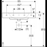 Раковина GEBERIT RENOVA NR.1 PLAN 1000x480 мм 122185000 + шкафчик 926*586*438 мм 869101000 122100000+869101000