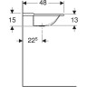 Раковина GEBERIT XENO² 160 см 500.279.00.1
