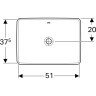 Раковина встраиваемая GEBERIT VARIFORM 40x55 см 500.737.01.2 с отверстием перелива