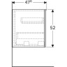 Шкаф GEBERIT ACANTO 500.618.01.2 45 см