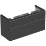 Тумба для комплекта GEBERIT KERAMAG ICON 841521000 119см темно-серый матовый