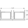 Тумба под раковину GEBERIT ICON 840120000 120 см