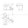 Тумба под раковину GEBERIT SILK 816440000 40 см