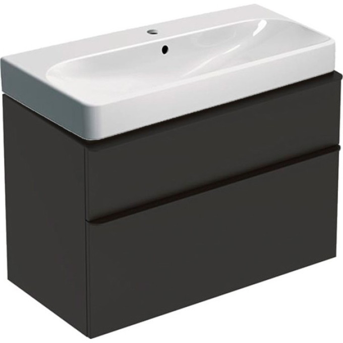 Тумба с умывальником GEBERIT SMYLE SQUARE 500.251.01.1+ 500.354.JK.1 90 см