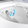 Унитаз-биде подвесной GEBERIT AQUACLEAN MERA COMFORT 146.214.11.1 панель белая